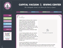 Tablet Screenshot of capitalvacandsew.com